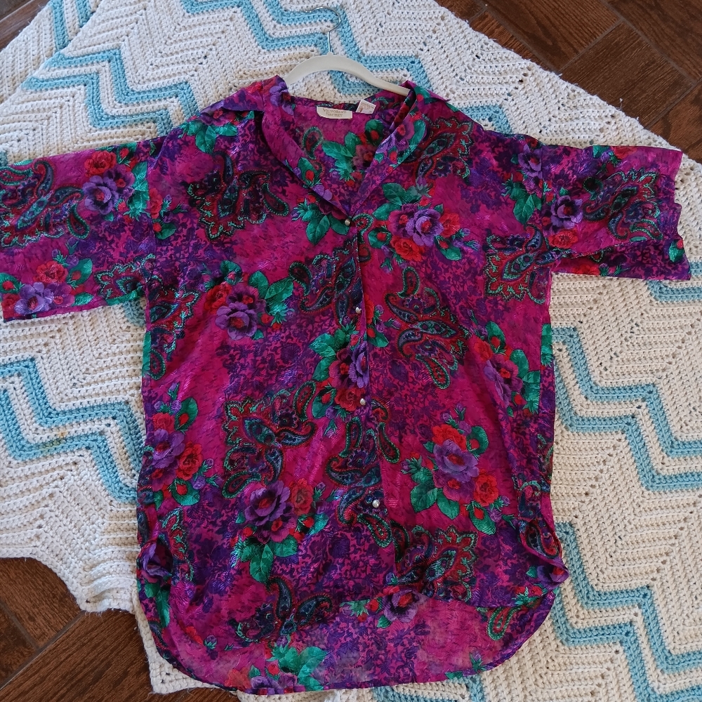 Victoria secret floral shirt